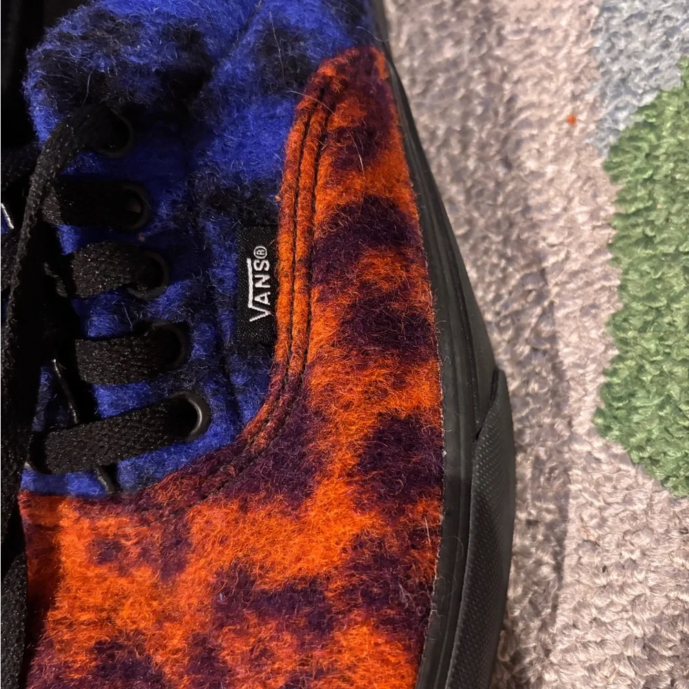 Vans Era Platform Felt Fuzzy Mix Leopard Multi/Black Men’s size 11 never worn. - Picture 5 of 13